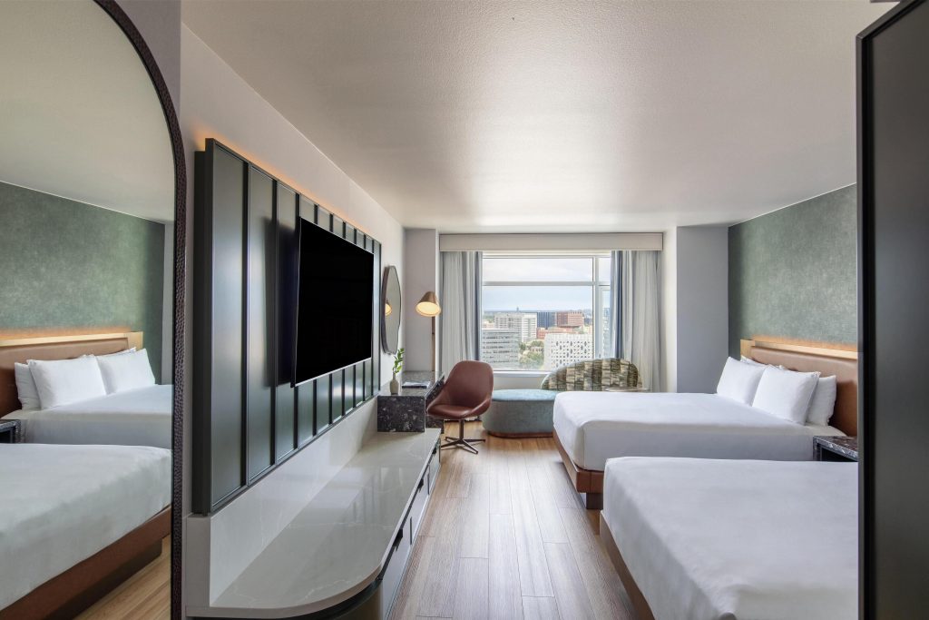 2 queen bed suite at hyatt regency denver