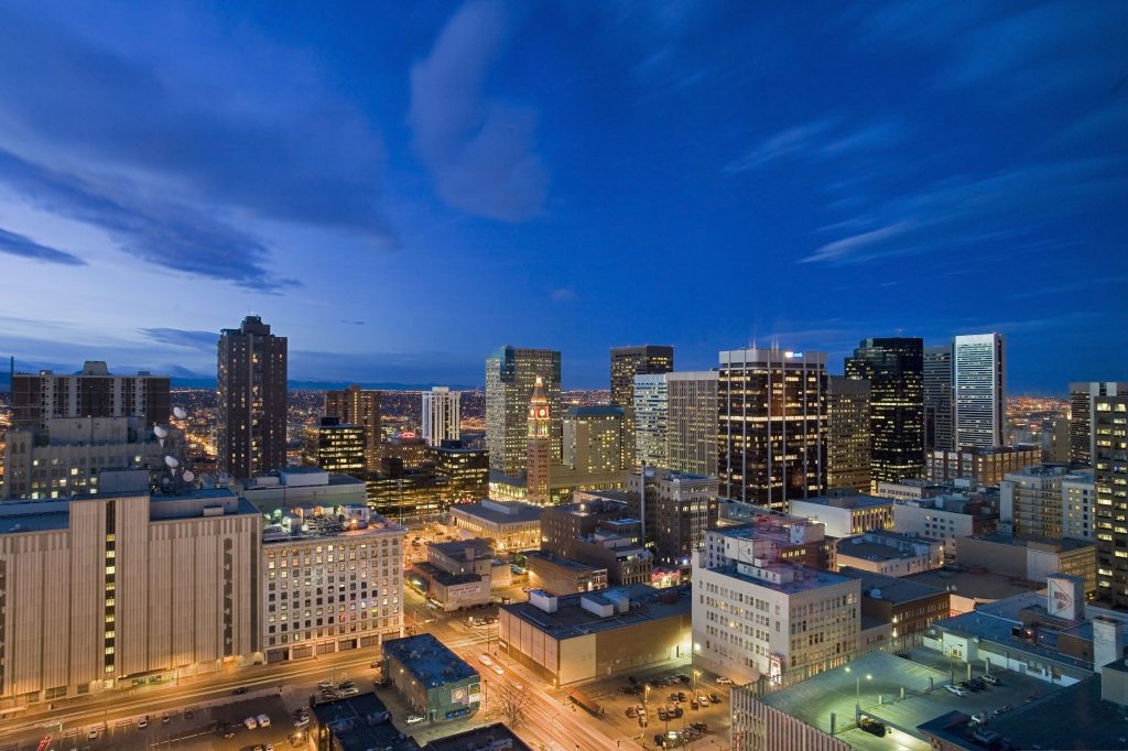 top view from hyatt regency denver