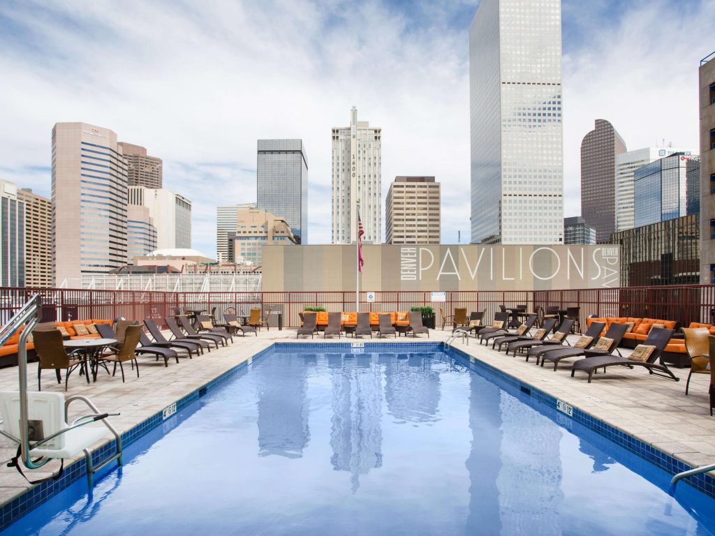 Pool View of Sonesta Denver Downtown